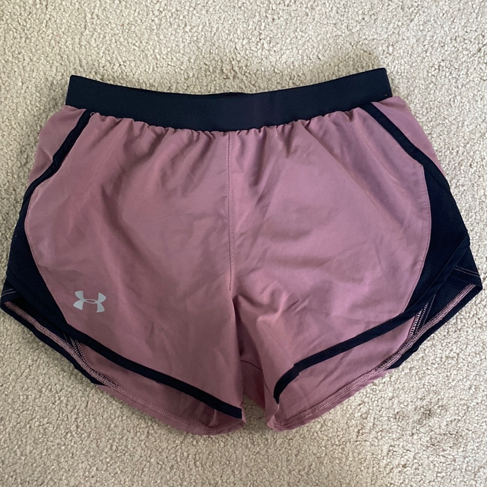 Purple Under Armour Athletic Shorts